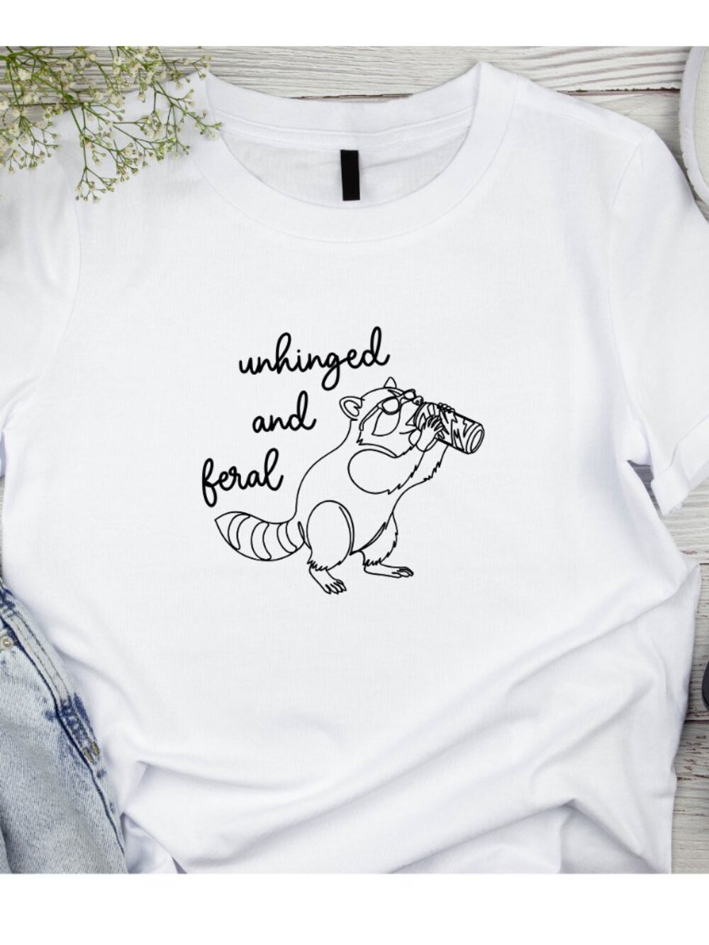 Unhinged and Feral Handmade Tee